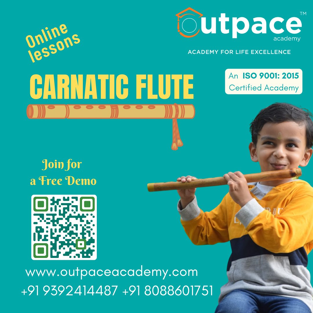 AcademyOutpace's tweet image. Online Flute classes from Outpace Academy. 
Start your musical journey with Outpace Academy. 
Join for a Free Demo.
outpaceacademy.com
#outpaceacademy #onlineclasses #fluteclassonline #flutes #flute