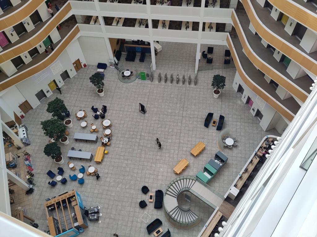 Working from <a href="/coopuk/">Co-op</a> 1 Angel Square today - meeting colleagues &amp; enjoying the view! #CoopNMC