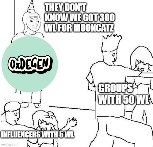 We got 300 @mooncatzNFT WL spots for our community of 400 members. 

This generated a group profit of: 40ETH ($60,000USD)

Our membership is only $35 a month and this is just one of the numerous in demand whitelists we've secured for our members.