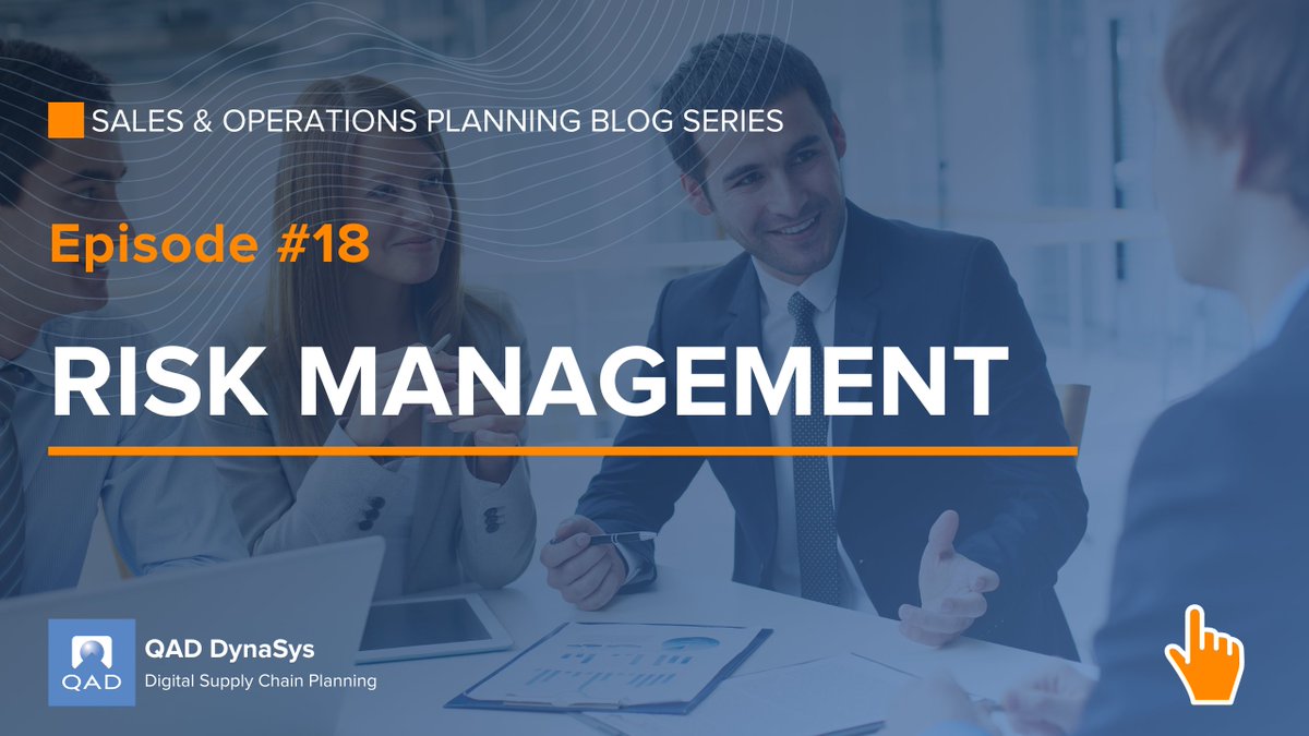 📣 [#SandOP BLOG SERIES] - Episode #18
❓ Why Risk Management is Key in the S&amp;OP Process?

✋🏼 Risk management is a vital component of successful S&amp;OP implementation.

Learn why is this 2-minutes blog article
👉🏼 blog.dys.com/risk-managemen…