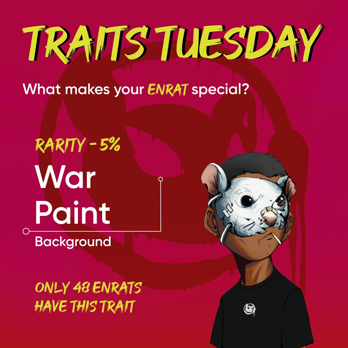 enlightenedrats's tweet photo. The symbol of the Enlightened. Graffiti and paint of it exist everywhere as a forbidden symbol, but a symbol of freedom nonetheless for the Rats. https://t.co/U354QgRzRs