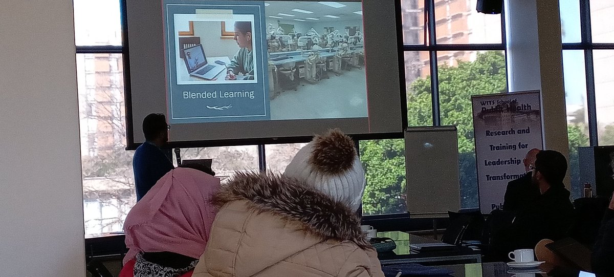 devindpeter's tweet photo. @journalwhsl @ChseWits @WitsHealthFac 
Innovations invFHS reflections on overcoming barriers Ebrahim Patel showcasing Dentistry n blended learning https://t.co/fR8vtpvJLC