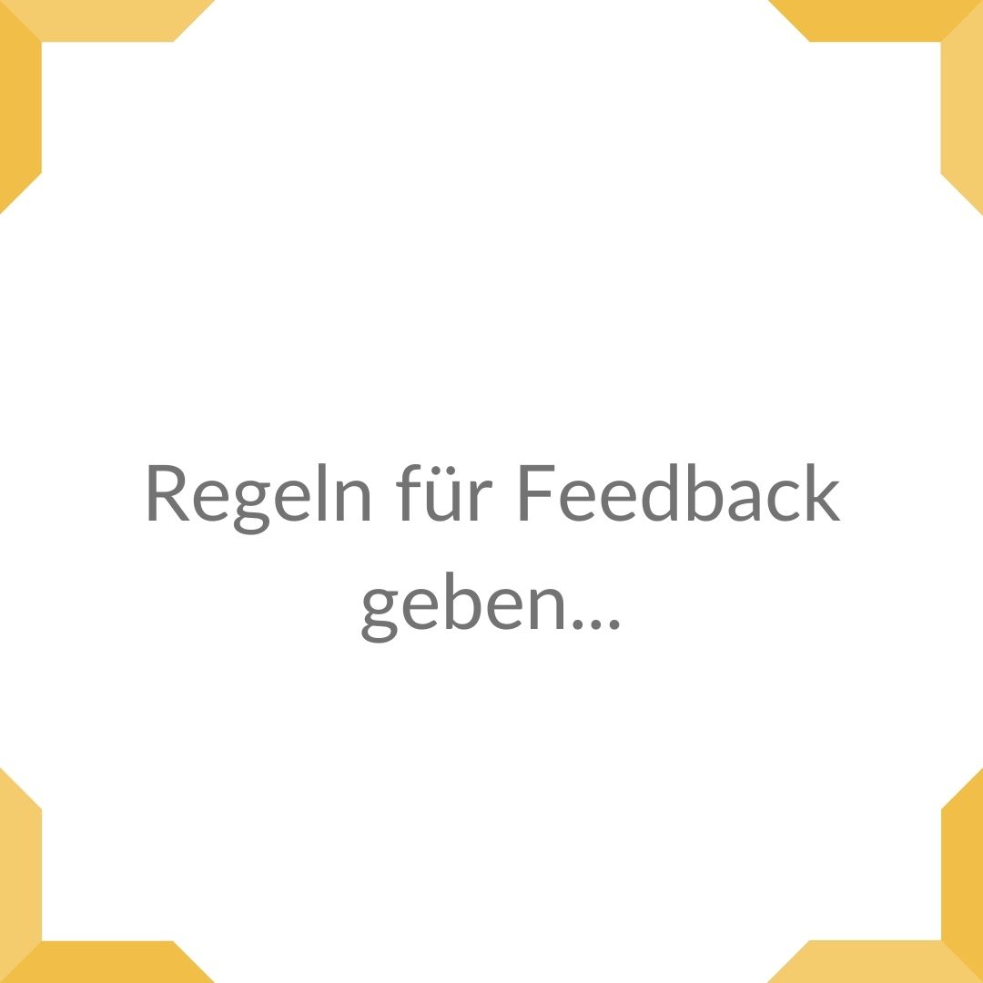 👉Gib zeitnah #Feedback
👉Führe das Gespräch unter vier Augen
👉Beziehe dein Feedback nur auf veränderbares #Verhalten
👉Beschreibe das beobachtete Verhalten ohne vorschnelle Interpretation
👉Schildere, wie das Verhalten auf dich wirkt
👉Formuliere konkrete Verhaltensalternativen