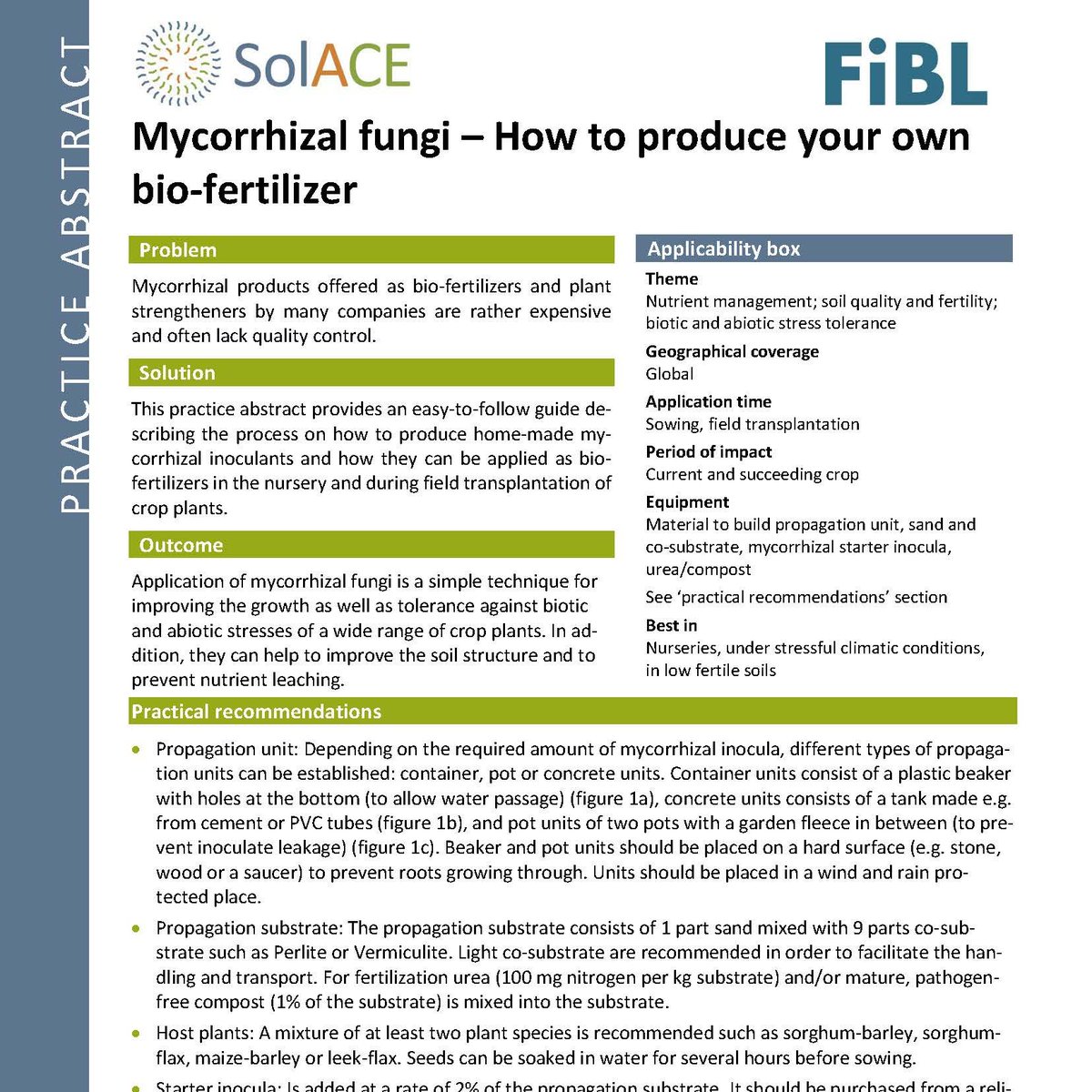 DIY mycorrhizal fungi to increase the growth and tolerance against biotic and abiotic stresses of crop plants? Yes, that's possible!
▶ Guide on how to produce home-made mycorrhizal inoculants:
🇬🇧 zenodo.org/record/3385633
🇩🇪 zenodo.org/record/6557495
#biofertilizer #practiceabstract