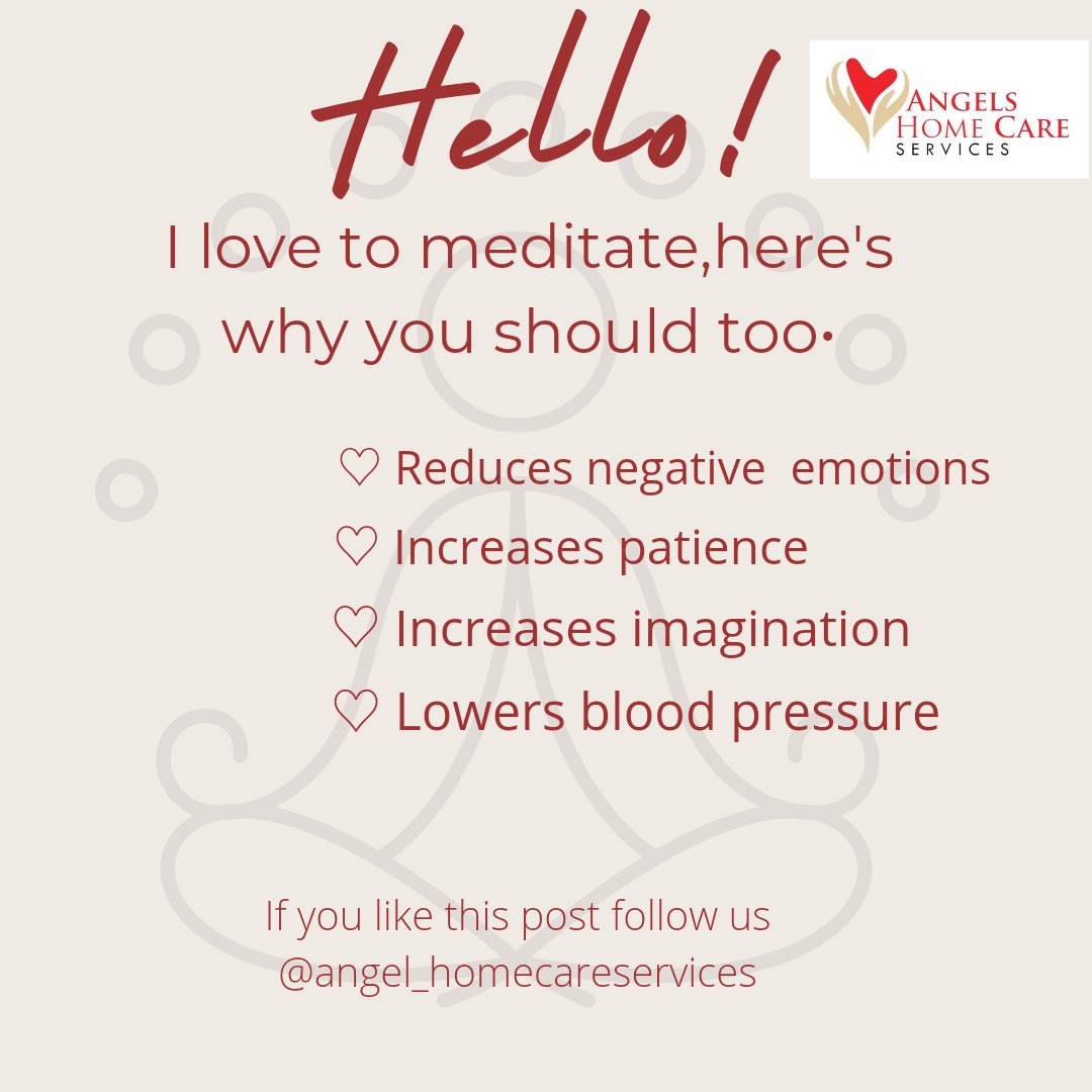 ServicesAngels's tweet photo. Meditation has so many benefits! Why not start today? https://t.co/Gdw8YchOw2