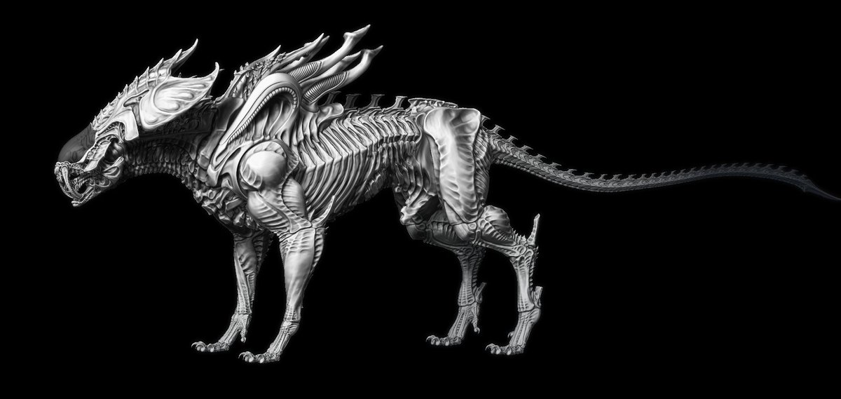 异形虎xenomorph tiger #Aliens #AlienCovenant #Xenomorph