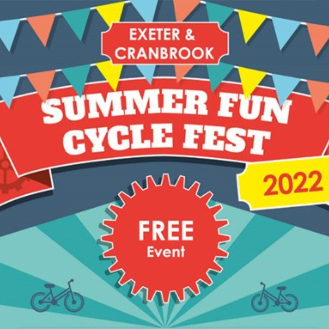 ExeterHub's tweet photo. π΄ββοΈπ΄π» Summer cycling festivals!
Taking place throughout the summer, in different locations across Exeter & free for the whole family. π¨βπ©βπ§βπ§
All the details are right here: ππ½ https://t.co/1isud6trQr
#ExeterBusinessHub #ExeterChamber #Exeter #ExeterCommunity #ExeterCityCouncil https://t.co/we2YMa9vfB