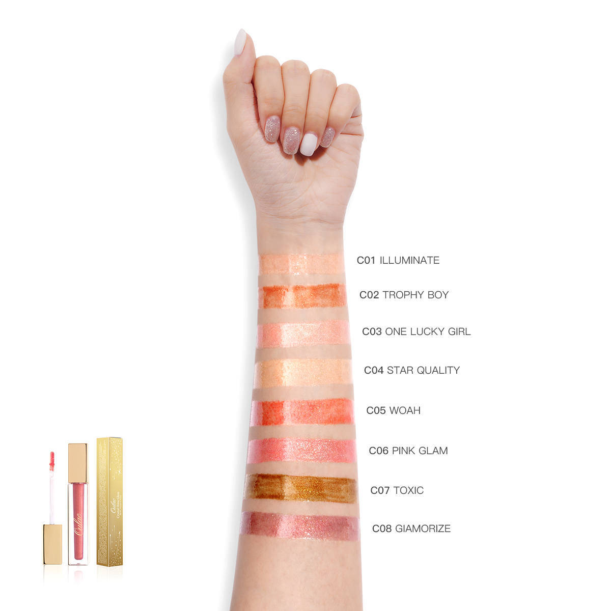 oulaccosmetics's tweet photo. Is it difficult for you to choose one shade of Oulac Crystal Shine Lipgloss? 🧐

No need to worry, just have them all! 😍💋

#oulac #oulaccosmetics #YouMakeMeGlow #BeautyGlows #GlowFromTheInsideOut #yourbeautystatement  #lipgloss #crueltyfreebeauty #veganmakeup https://t.co/GBPMclsDQJ
