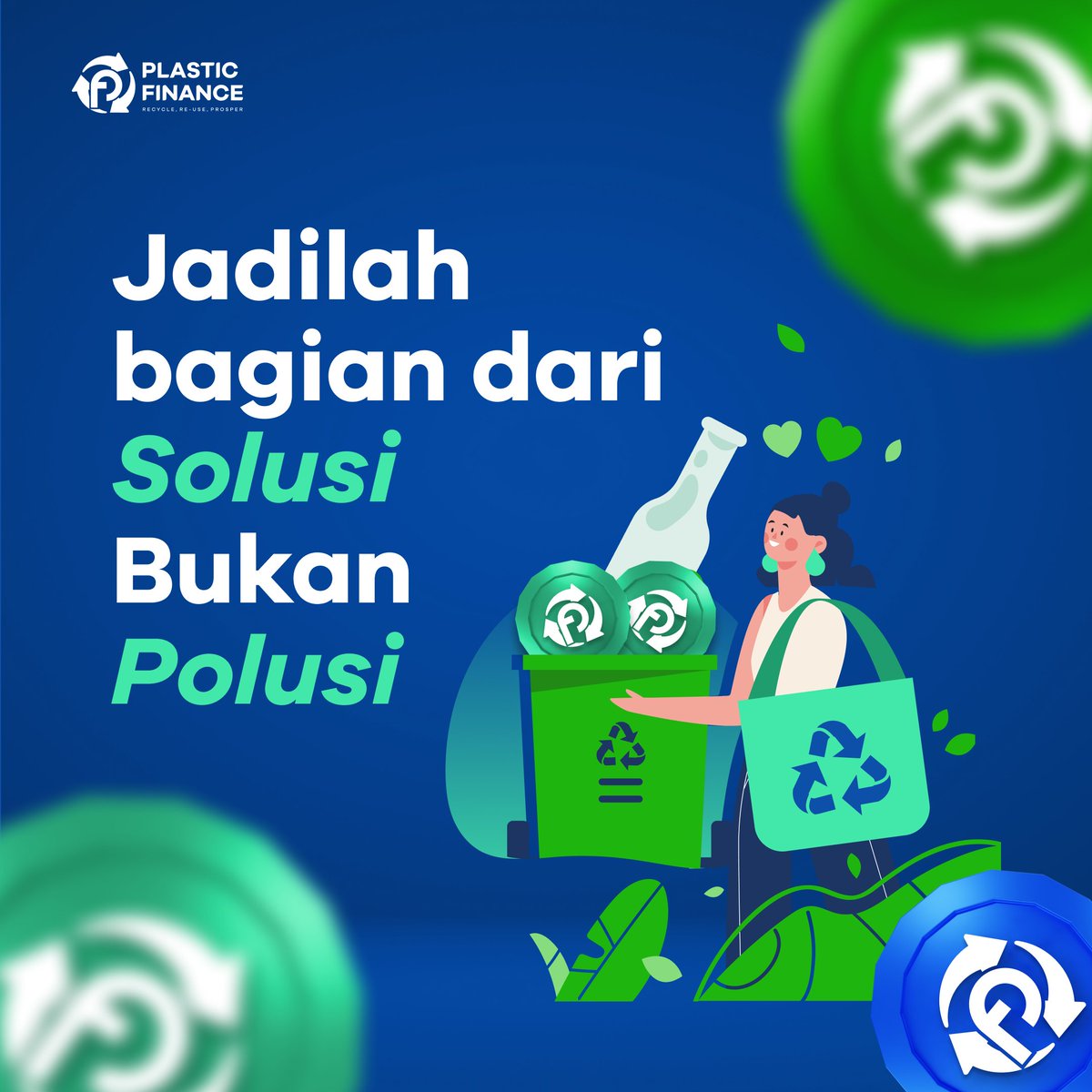 Selamat sore Plas holic ! 🎉✨
Yuk kita mulai perbaiki lingkungan yang udah mulai rusak ini 😢

dengan cara sederhana membuang sampah pada tempat nya dan memilah sampah yang bisa di olah dan yang tidak ♻😉

mari kita menjadi bagian solusi bukan polusi 🙌🎉

#plastoken