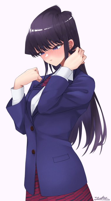 古見硝子 「古見さん。#古見さんはコミュ症です #イラスト #古見 古見硝子 「古見さん。#古見さんはコミュ症です #イラスト #古見