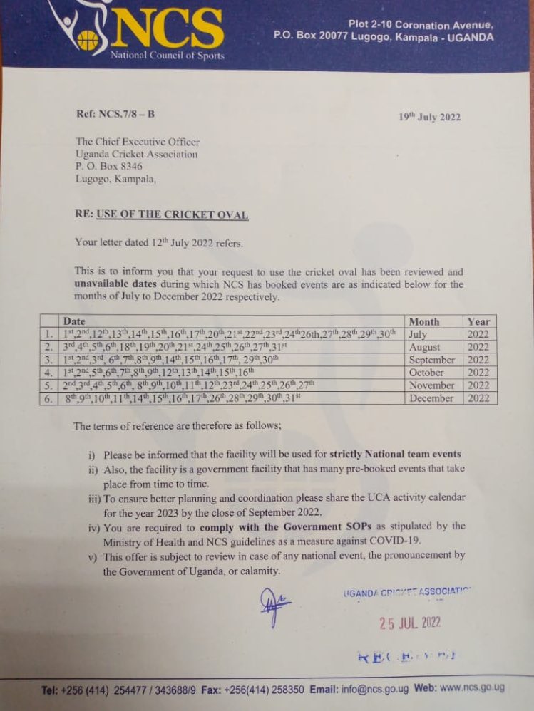 Sometimes you don't know what to say. <a href="/NCSUganda1/">National Council of Sports -Uganda</a> just did a #Pinetti on cricket by telling cricketers that  #LugogoIndoorStadium (which was built for cricket) is unavailable to cricketers! The barbarians are no longer at the gate! They are in the sitting room!
🥵🥵🥵🤑🤑🤑