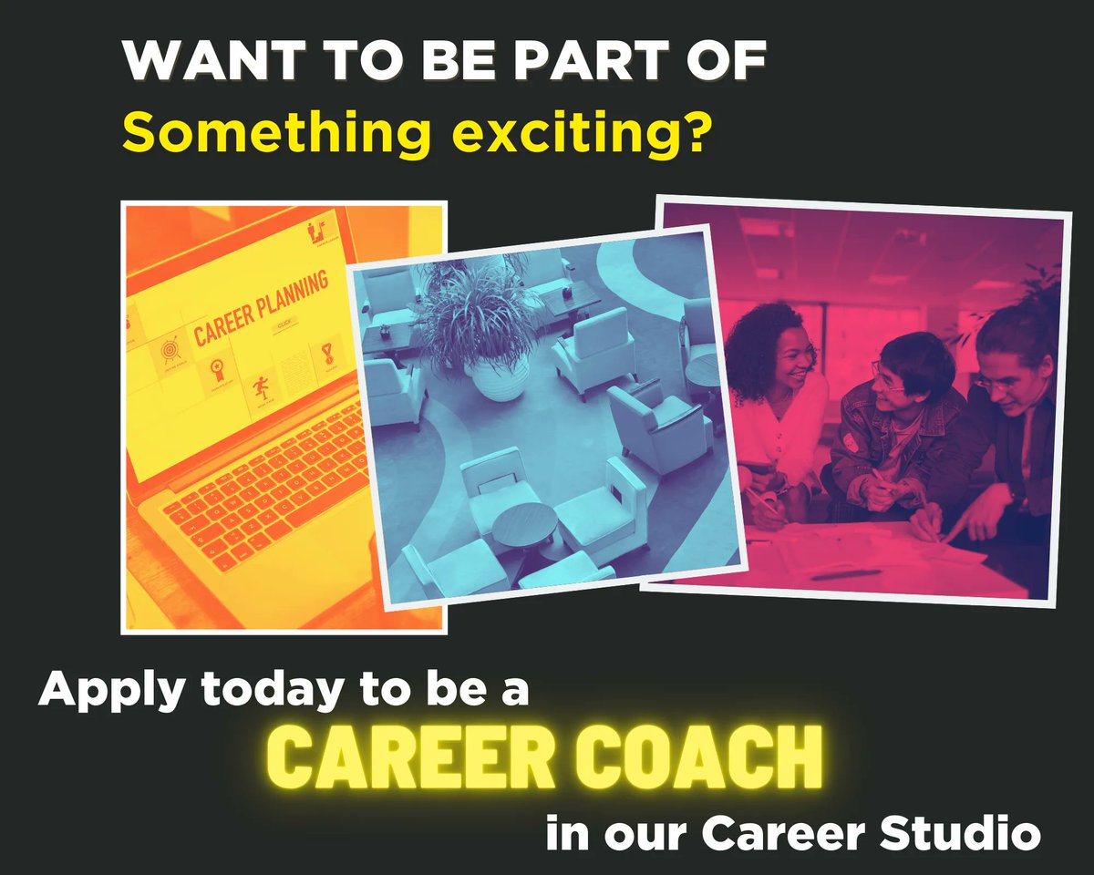 👉Deadline is tomorrow (Weds 27th)👈 If you want paid work around your studies in a fun, creative environment where you can coach and support other students to feel confident about their career... then THIS is the role for you! Apply now: buff.ly/3PQWG7K