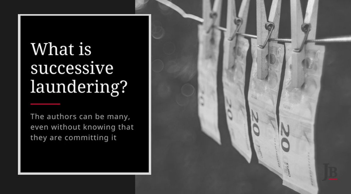 What is known as successive laundering? Why is it so difficult to probe? The details of this type of crime in my blog: t.ly/DrsU
 #criminallawyer #moneylaundering