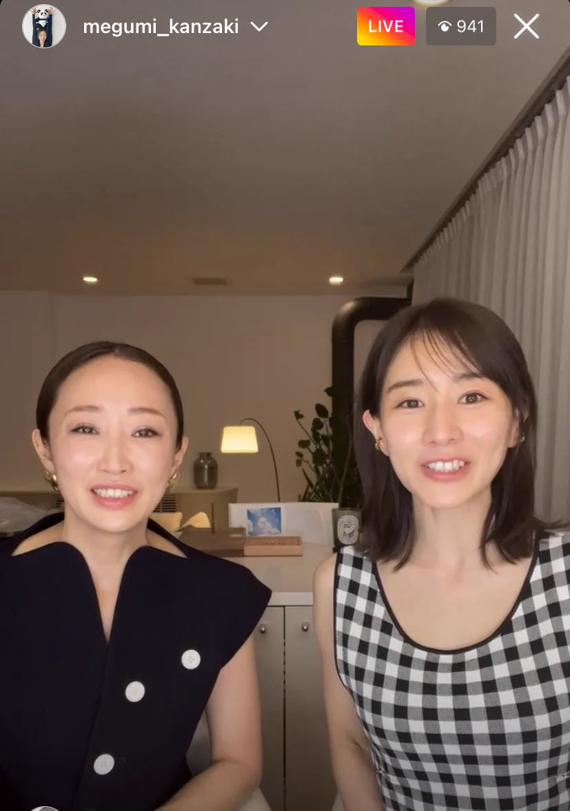 田中みな実さんと神崎恵さんのインスタライブ！お話のまとめ！！