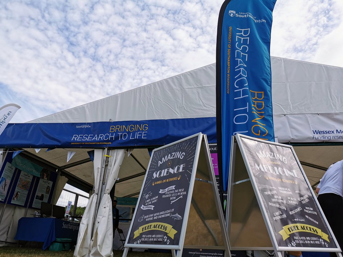 UoS Public Engagement (@uos_engagement) on Twitter photo The sun is shining, it's getting busy and the <a href="/unisouthampton/">University of Southampton</a> #UoSRoadshow is bringing research to life at the <a href="/NewForestShow/">New Forest Show</a>! ππ³ππ
Until Thursday you can visit us and our colleagues from Wessex Medical Research at the top of Second Avenue. The sun is shining, it's getting busy and the <a href="/unisouthampton/">University of Southampton</a> #UoSRoadshow is bringing research to life at the <a href="/NewForestShow/">New Forest Show</a>! ππ³ππ
Until Thursday you can visit us and our colleagues from Wessex Medical Research at the top of Second Avenue.
