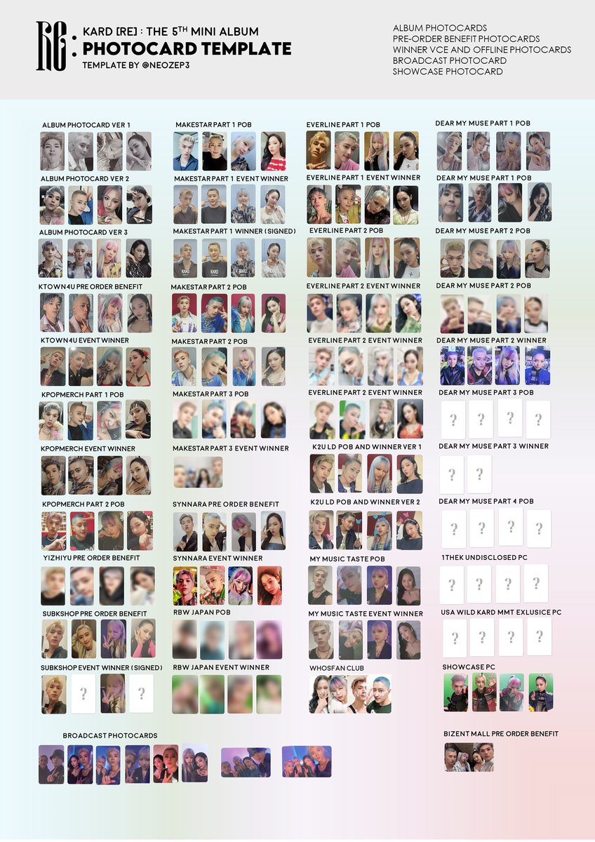 Neozep3's tweet photo. KARD [RE:] - 5TH MINI ALBUM ALL PHOTOCARD (UPDATED)

@KARD_Official
@_bigmatthewww
@jeonjiwoo1004
 
+ Whosfan x kard event pc
Credits to the owner of the pcs used to complete the template

#KARD #카드 #Re_
#BM #JSEPH #SOMIN #JIWOO
#비엠 #제이셉 #전소민 #전지우
#KARDTEMPLATE https://t.co/ycSkMBod5B
