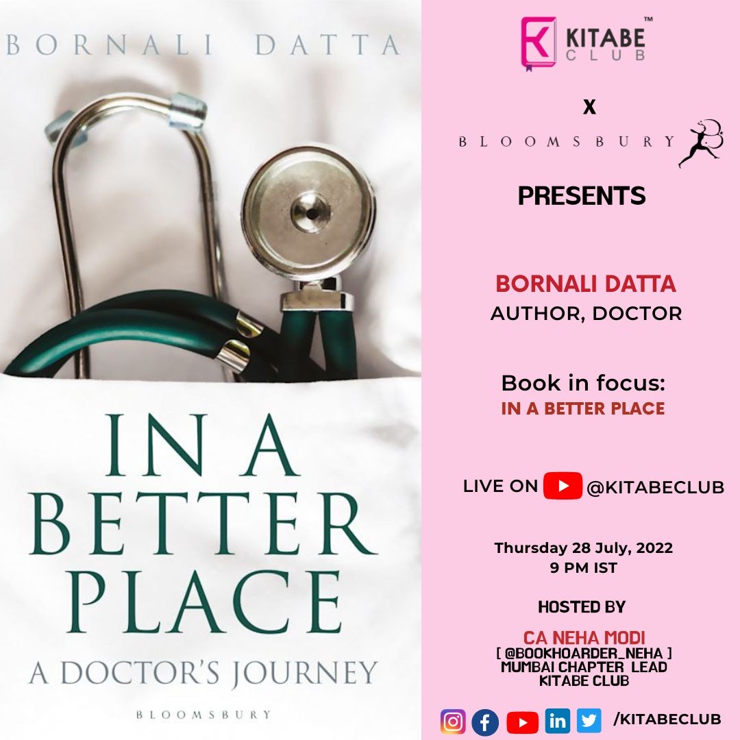 BloomsburyIndia's tweet photo. Watch author @bornali_datta in conversation with @BookhoarderNeha where they will be discussing her book #InABetterPlace at @KitabeClub's Instagram handle this Thursday at 9PM! https://t.co/COfUDHzb5w