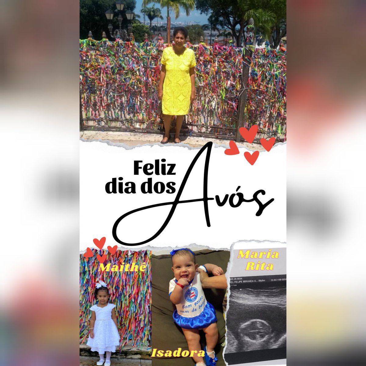 isargolo's tweet photo. Feliz dia dos avós! Parabéns pelo seu dia vovó Rita, vozinha de 3 princesas! Te amamos! #VCnoJM https://t.co/fd1XamyeE5