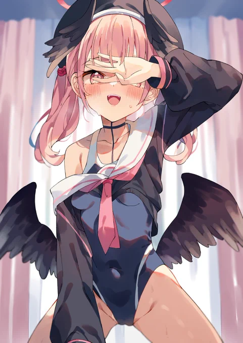 カメラを前にすると発情してしまうコハルピクチャー #ブルアカ 