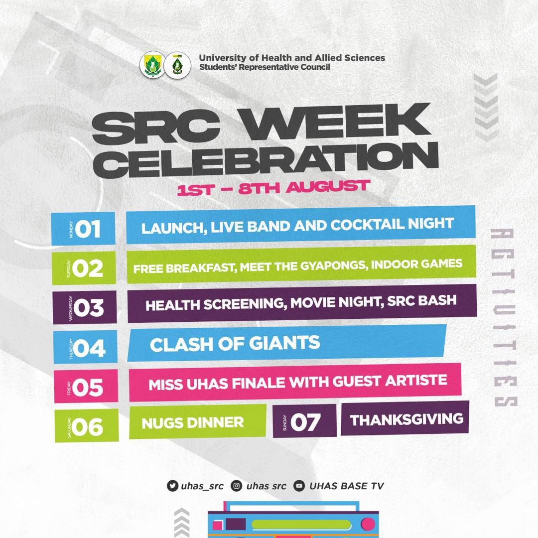 Lezzzzzz goooooo 
It’s the most Anticipated event on campusssssss🔥🔥🔥🔥🔥🔥🔥🎉

From the *1st - 7th of August 2022* charleee🥳🥳🥳