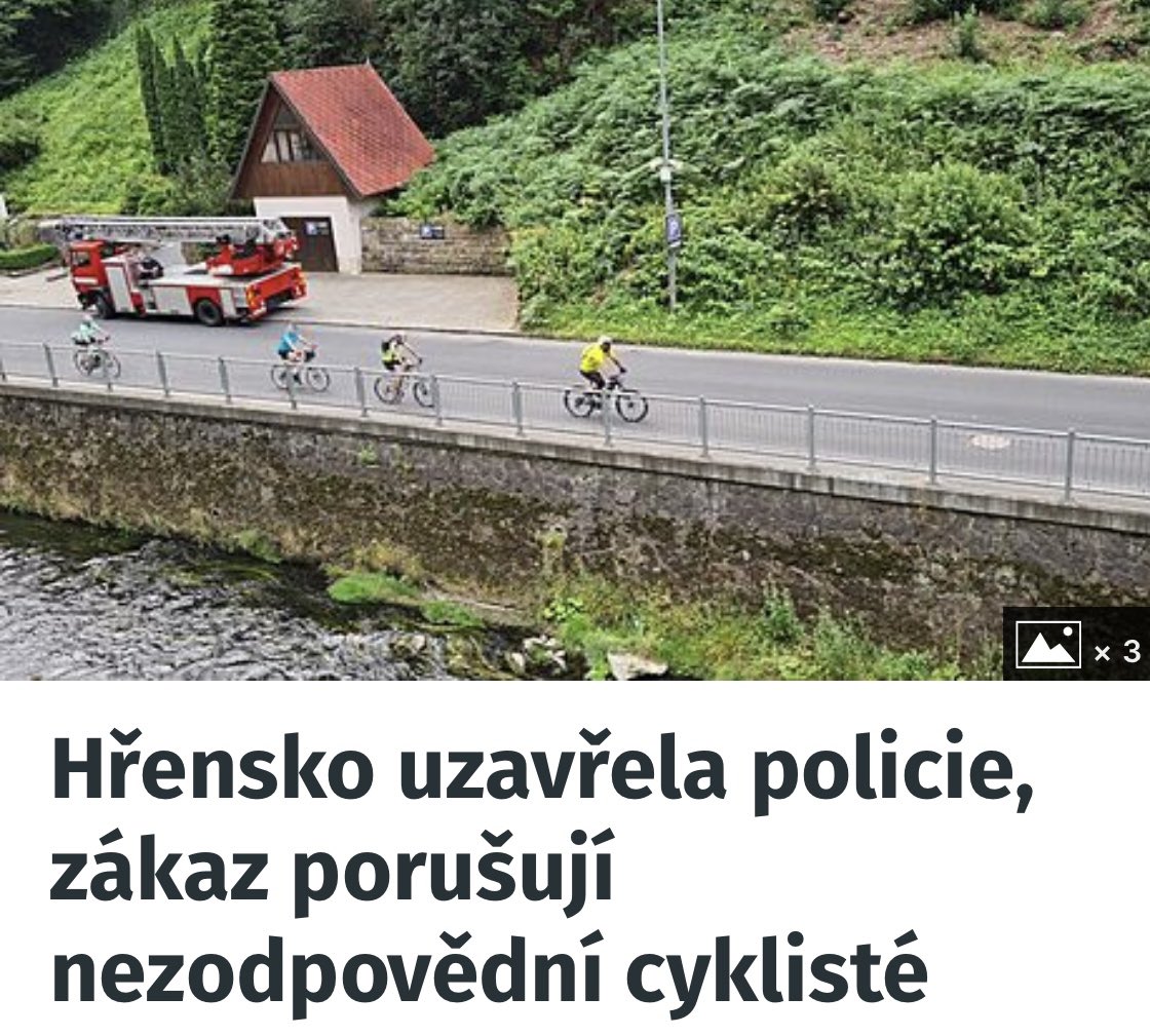 pandi_kralovna's tweet photo. Požár v Hřensku pomohl definitivně potvrdit, kdo je v ČR nejdebilnější. Cyklisti a Aki Votrubová. https://t.co/1r01oMoEnw