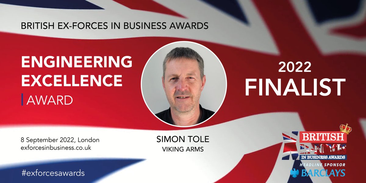 Viking Arms is delighted to announce that Simon Tole, specialist @GLOCKInc armourer is a finalist in the #Engineering Excellence Award category at the Ex-Forces in Business Awards 2022.

Read more: hubs.la/Q01hv9r00

#exforcesawards #VeteransEmployment #VeteransinBusiness