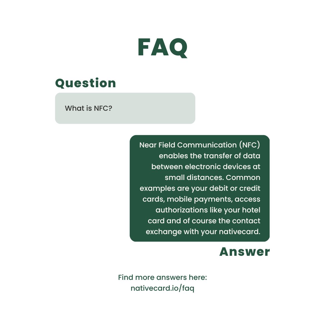 nativecard's tweet photo. Share your contact information in the smoothest way possible - using NFC (Near Field Communication) 💆‍♀️

#businesscard #nfc #nearfieldcommunication #smartbusinesscard #startup https://t.co/RL0MzyYmU6
