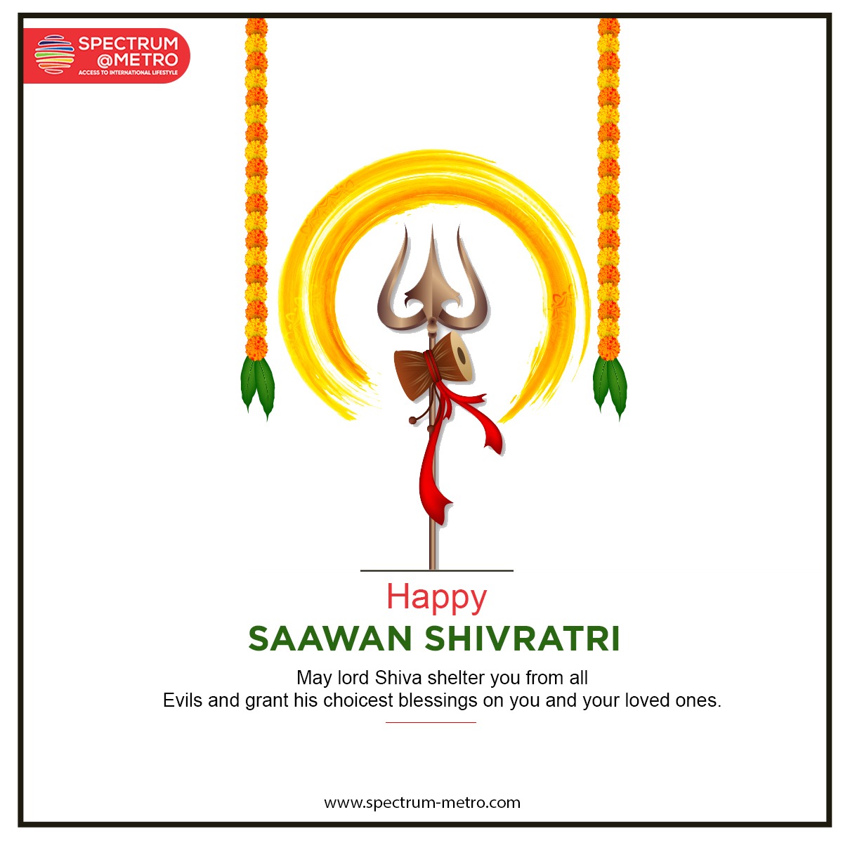 spectrum_noida's tweet photo. Happy Sawan Shivratri 🙏

May the glory of the divine Bholenath eradicate all darkness and animosity from this world always.

#shivratri2022  #shivratri #shivratrispecial #mahadev #mahakal #shivay #india #shivshakti #shivshankar #shivratri2022 #lordshiva #shivablessings https://t.co/tKr1FB2VPt