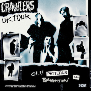 🚨 LAST CHANCE 🚨 There are only a handful more tickets remaining for the @CrawlersHQ show at @PatternsBTN on the 1st of November, make sure you snap some up before they are all gone! 🎫 Tickets ➡️ bit.ly/3NV7kKs