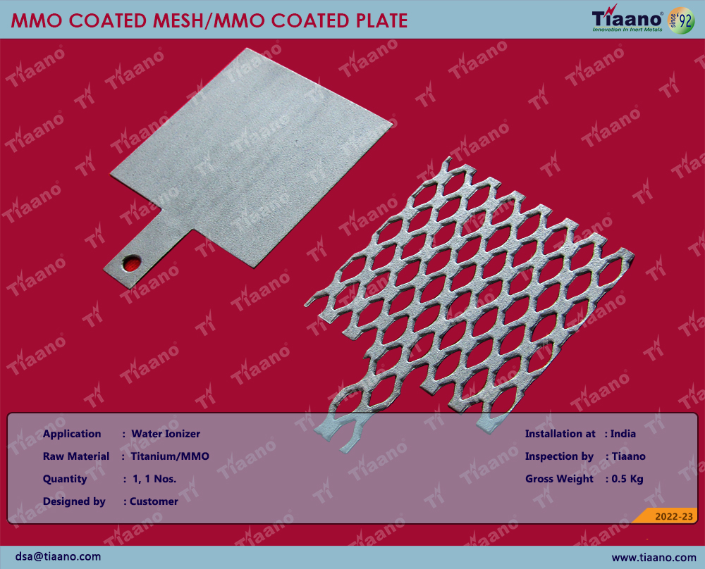 cp_anodes's tweet image. MMO wire anodes consist of a high tensile strength pure titanium wire substrate , which is coated by an electrocatalytic film of noble metal oxide. #MMO #HighTensileStrength #titaniumwire  #energysaving #mmomeshplate #corrosionprotection 
Contact us: dsa@tiaano.com / 9150125082