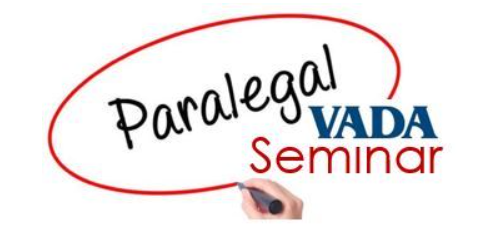 We're looking forward to Mon, Aug 8, and our 2022 VADA Paralegal Seminar! For complete details on this must attend event, and to register to attend, visit: bit.ly/3MBOZjS.  We hope to see you there! #Virginia #paralegal #seminar