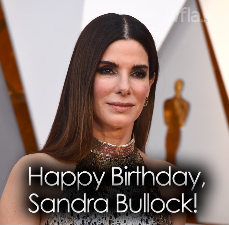 HAPPY BIRTHDAY Join us in wishing a happy 58th birthday to actress Sandra Bullock!  