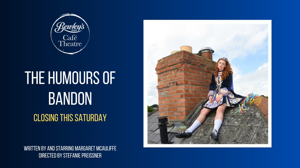 BewleysCTheatre's tweet photo. Don’t miss ‘The Humours of Bandon’ before it closes THIS Saturday! 

Written by and starring the fantastic @moi_mags - see her in action in this multi-award winning coming of age drama, set in the heady world of competitive Irish Dancing.

Book here: https://t.co/qEk7t0Aw0Z https://t.co/xROzpG4v6I