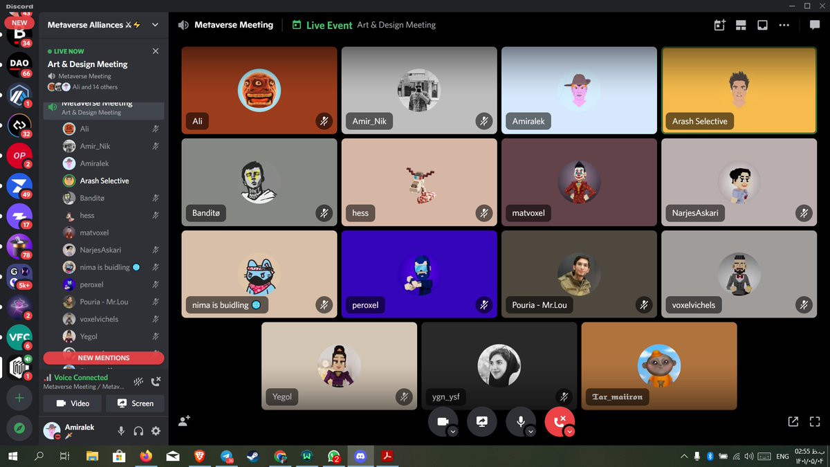 This is happening in the depth of a cold bear market🐻🥶
the art &amp; design community getting bigger and stronger by the week 🍻💪