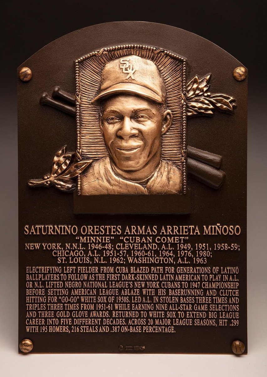 LeonDayPark's tweet photo. The 2022 inductees into @baseballhall who join 1995 inductee #LeonDay. #BudFowler #MinnieMinoso #BuckONeil https://t.co/5jduLxQpcI