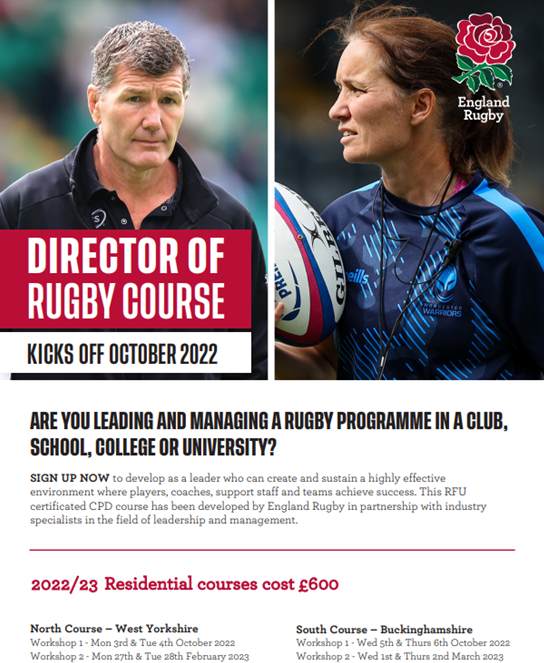ERrugbycoach's tweet photo. DIRECTOR OF RUGBY COURSE 22-23

Purpose: to support all areas of the game by helping to refine the leadership &amp; management skills of those in roles which have influence over others around them.
 
Book on using the links below:
🖇 https://t.co/ywTZF3J7BZ
🖇 https://t.co/vm6kXxXori https://t.co/oTrXCuYDRP
