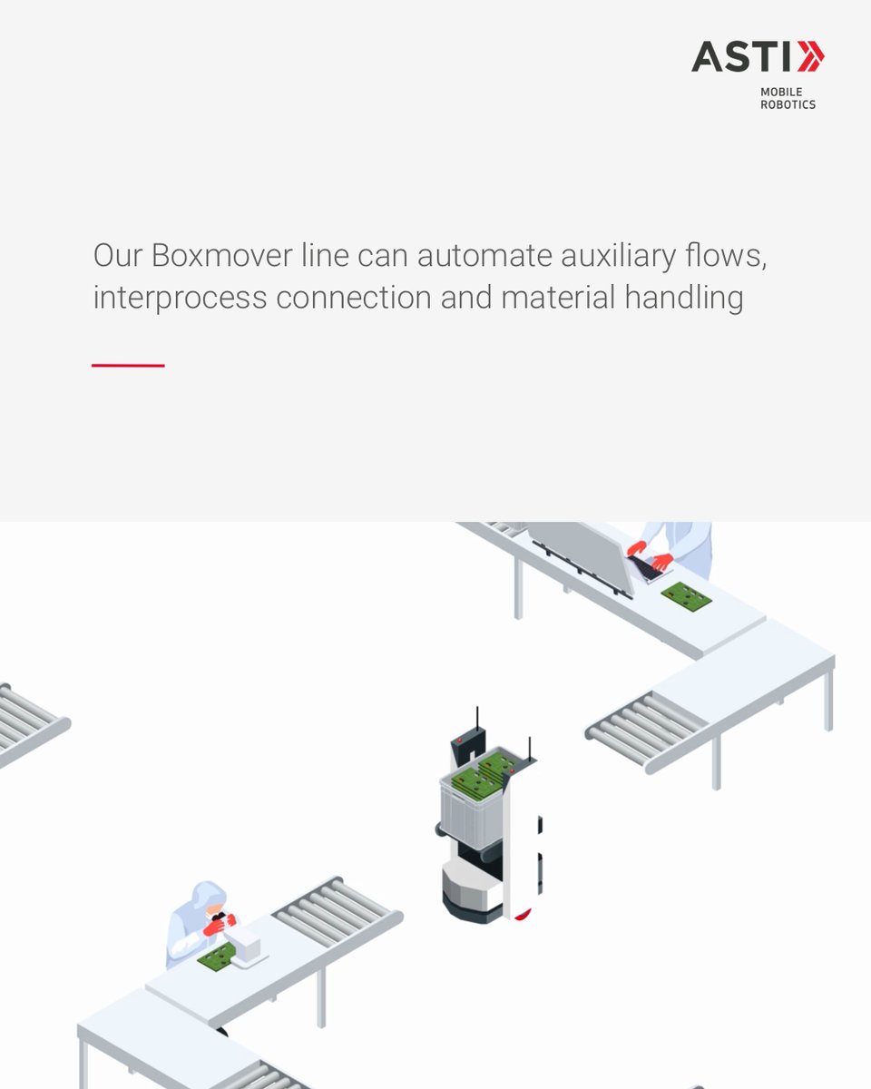 InSystems1's tweet image. Total flexibility, dynamic route planning, fast installation and safe operator interaction: these are the defining features and attributes of our ProBOTs 👉🏽 hubs.ly/Q01hysFh0

#Robotics #Automation #ASTI #Innovation #Boxmover #ProBOT