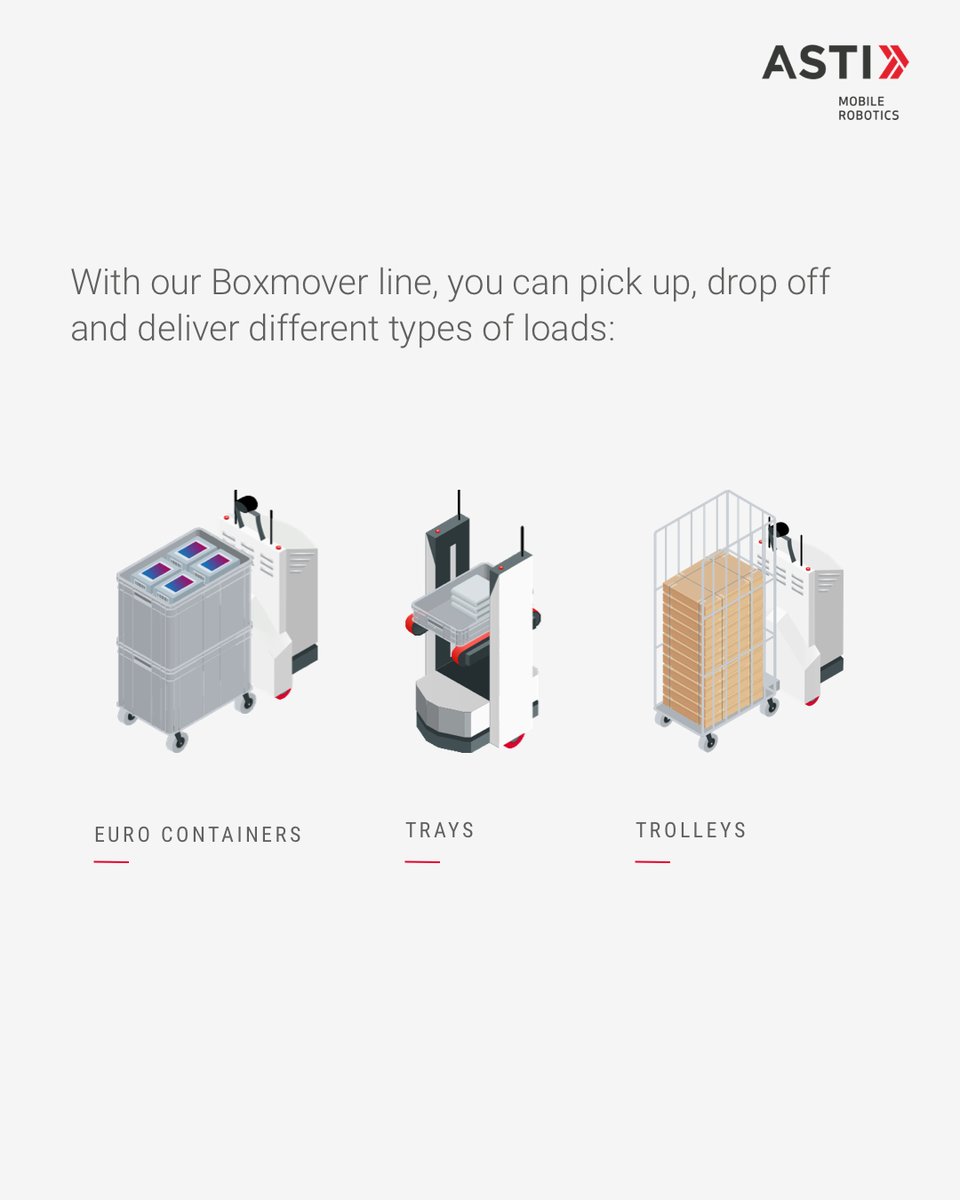 InSystems1's tweet image. Total flexibility, dynamic route planning, fast installation and safe operator interaction: these are the defining features and attributes of our ProBOTs 👉🏽 hubs.ly/Q01hysFh0

#Robotics #Automation #ASTI #Innovation #Boxmover #ProBOT
