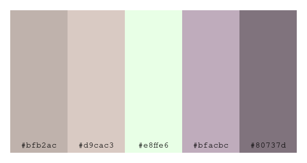 ColPaletteBot's tweet photo. Beep beep, here's a pretty color palette for you!
color-scheme.js parameters used:
- hue: 174
- variation: pale
- colors: #bfb2ac, #d9cac3, #e8ffe6, #bfacbc, #80737d
Have a lovely day!
#twitterbot #colorpalette #colors #palette #prettycolors https://t.co/eEgbUmwyo5
