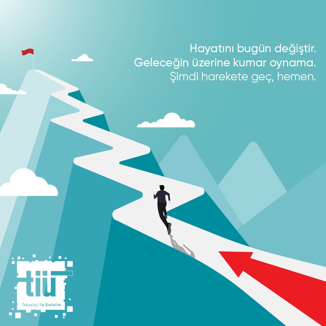 Geleceği asla ertelemeyin! Hayallerinizi gerçekleştirmek için ilk yapmanız gereken şey harekete geçmek!
#TeknolojiİleÜretelim
