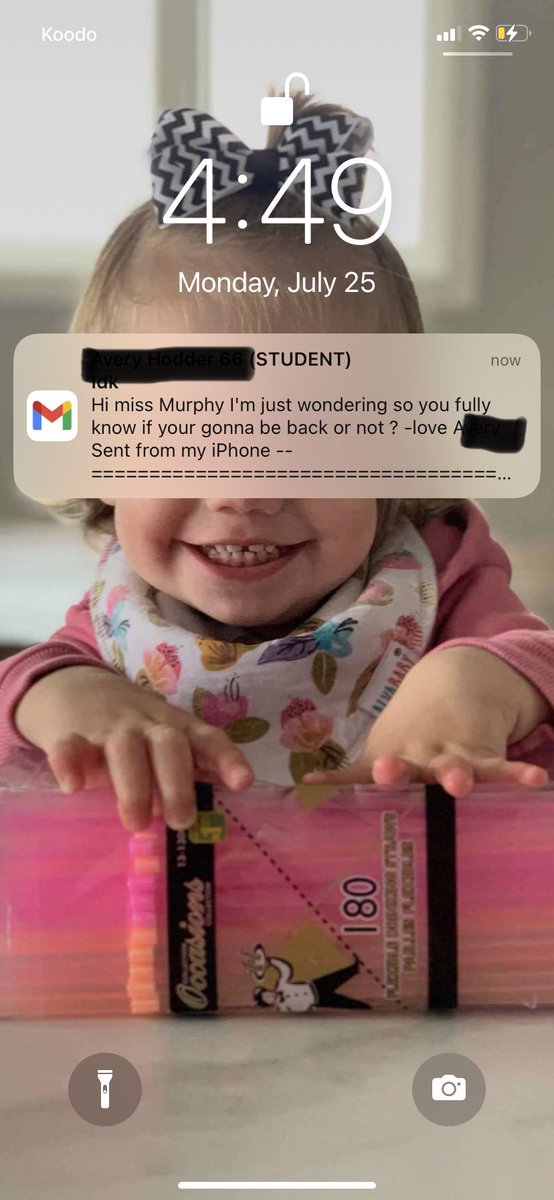 The nicest surprise to look at my phone and an email from one of my amazing <a href="/VillanovaSchool/">Villanova Jr. High</a> students. My first year in a replacement was definitely a special one I’ll never forget☺️🤍