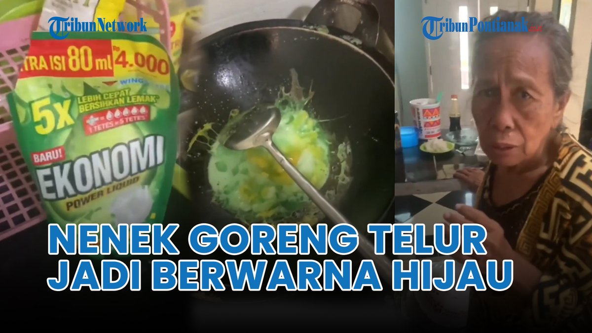 tribunpontianak's tweet photo. ®️ 🔴 Kocak, Seorang Nenek Kaget Goreng Telur Warnanya Hijau https://t.co/Ysho8oQ4BG lewat @YouTube
#nenek #goreng #telur #kocak #warna #hijau #sabun #cuci #piring Asnawi Igun Citayam Fashion Week Bubarkan Wan Ambruk Singapura Jogja Pagar https://t.co/JGzCenFTUr
