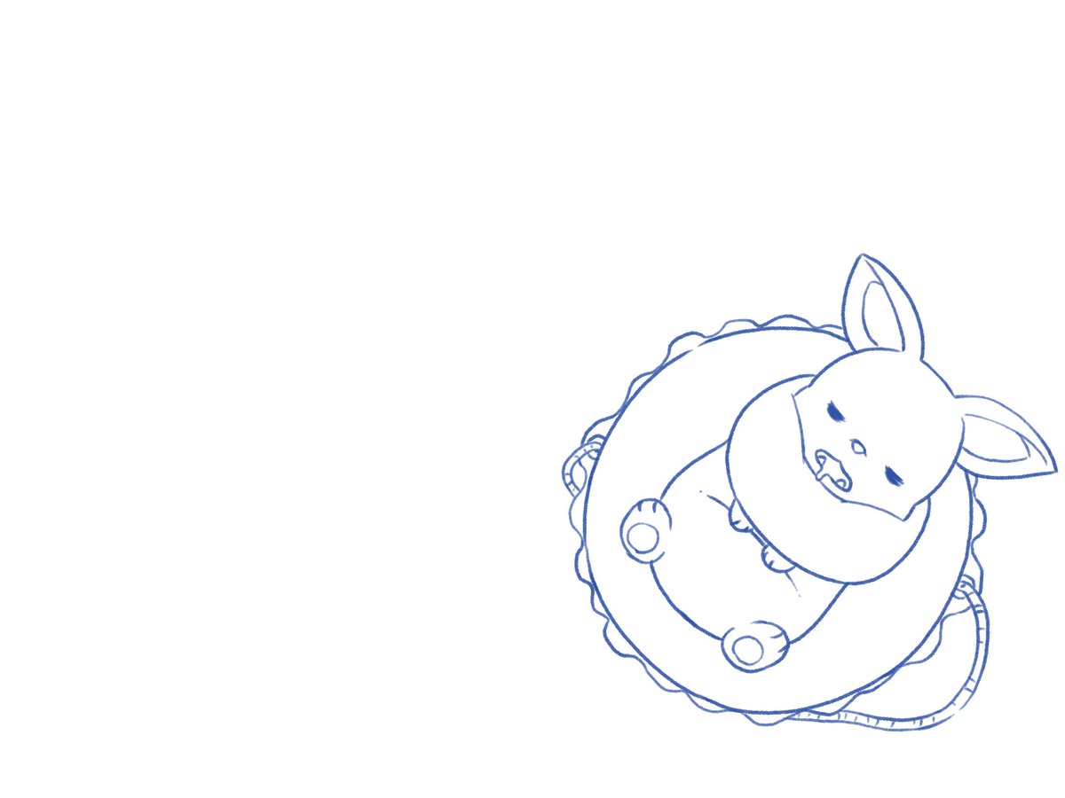 最近の線画 