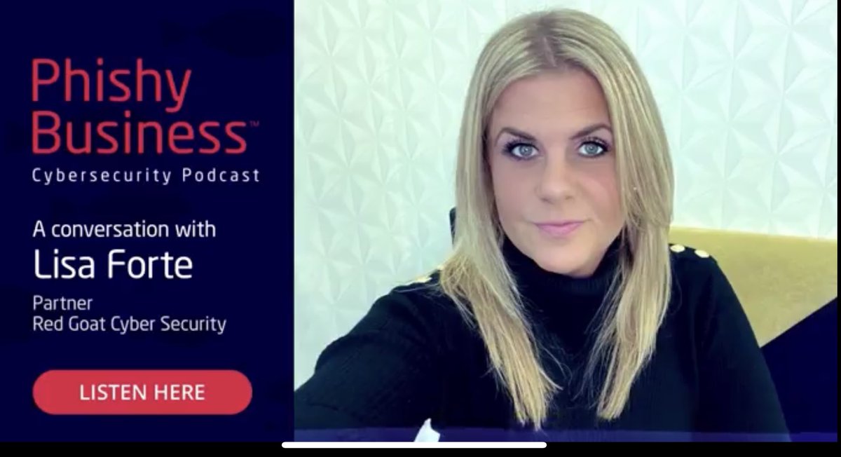 Great podcast chat with Laura Barnes from @Mimecast #phishybusiness podcast. Talking about crisis exercises and how to build insider threat programs that work. Obvs I get in a few climbing references and also mention pineapple on pizza 😂 Phishy Business open.spotify.com/episode/473Dj5…
