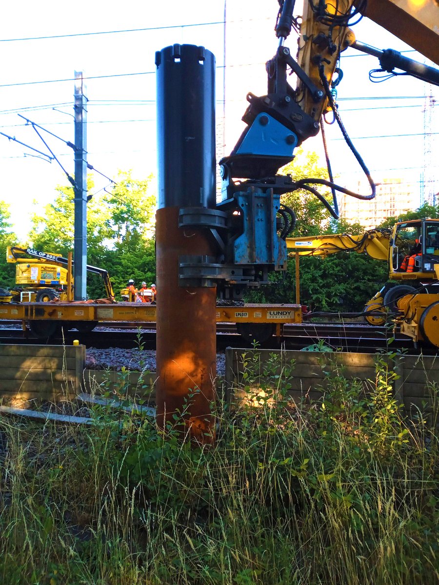 🚧 From Concept to Delivery

👷👷‍♀️ #TeamLundy has been supporting Network Rail's Leaning Structure Programme in Anglia, supplying and installing CHS piles, offering a holistic end-to-end offering

👏 We’re proud to be a one stop shop for all our client’s needs!

#SteelIndustry