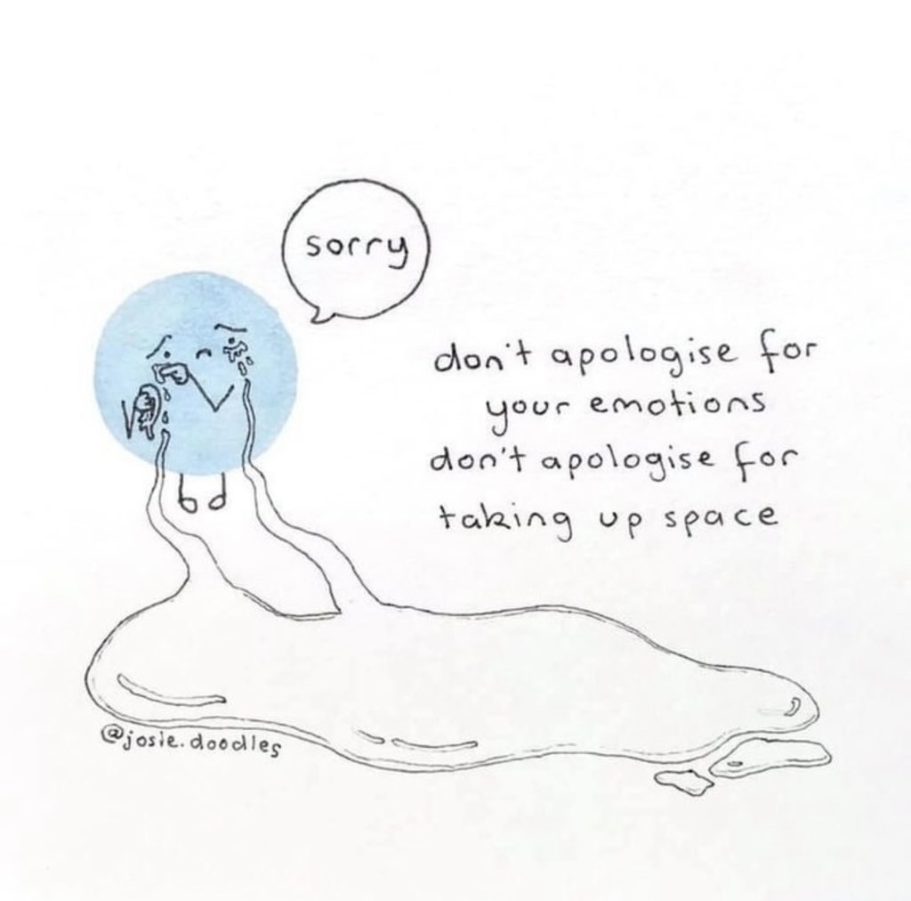 SSBSS4U's tweet photo. Emotions are nothing to apologise for!😌

@uBEATDepression 

#suicidebereavement #somerset #bereavement #griefsupport #healingquotes #peersupport #poetry #supportinsomerset #peergroups #inspiration https://t.co/CwF4R2xGqS
