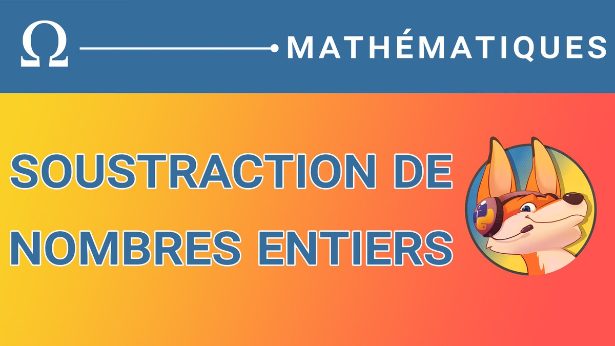 foxxpy's tweet image. Salut les renards! 🦊
Nouvel épisode de #mathématiques pour les 6ème sur la chaîne : Soustraction de nombres entiers - 25 exercices corrigés.
Lien : youtu.be/aYdYuciFkRQ
Passez une très bonne journée. 😎
#maths
