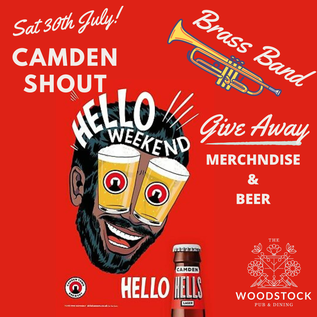 We’re here with beer Saturday 30th July from 4pm! Camden are taking to The Woodstock, to spread the good word about what we do at Camden in your pub, and get a few rounds in too. Brass band Free Merch Free Beer thewoodstockarmsdidsbury.co.uk/onlinebookingf… #camdenhells #pub #manchester #didsbury