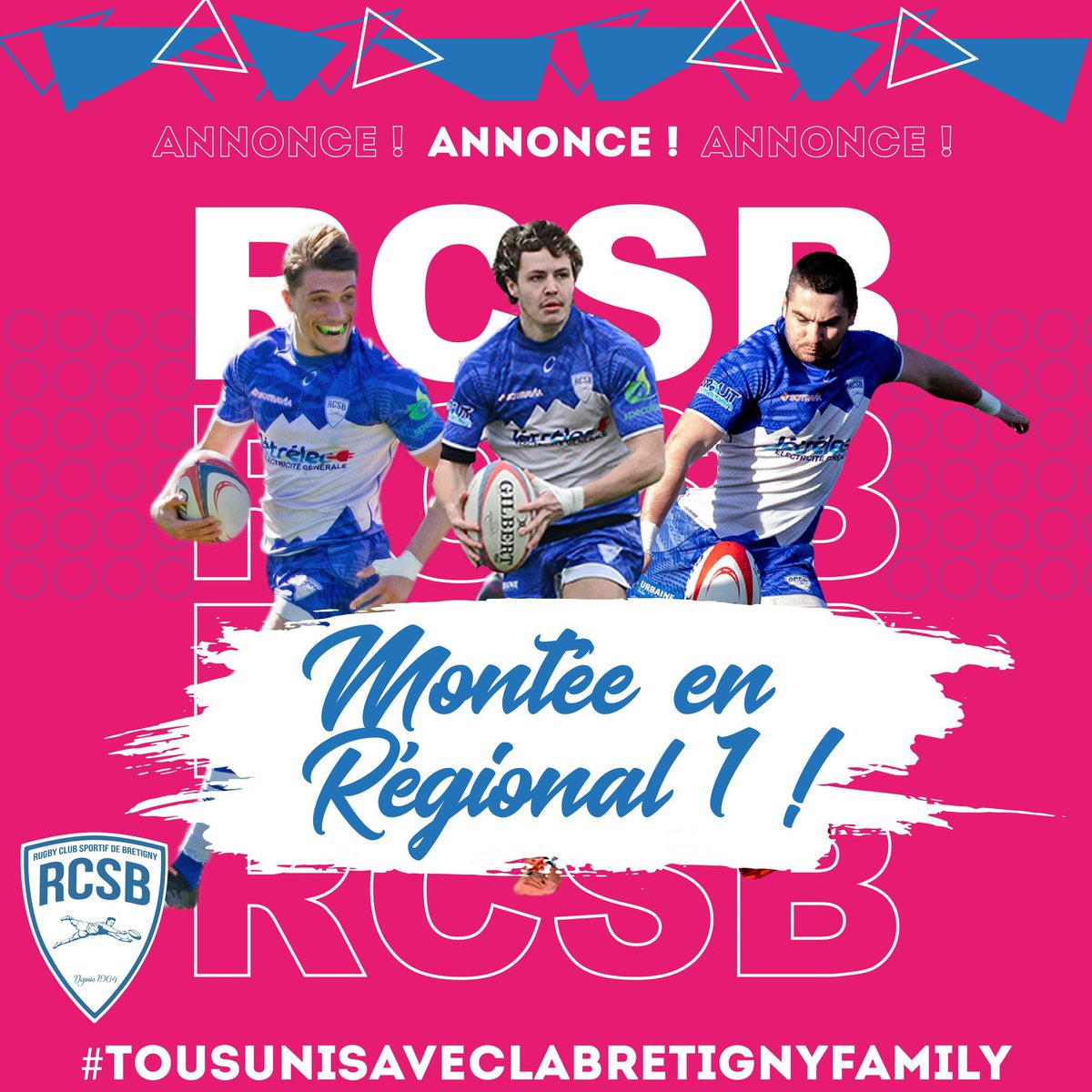 Rugby Club Sportif de Brétigny tweet media