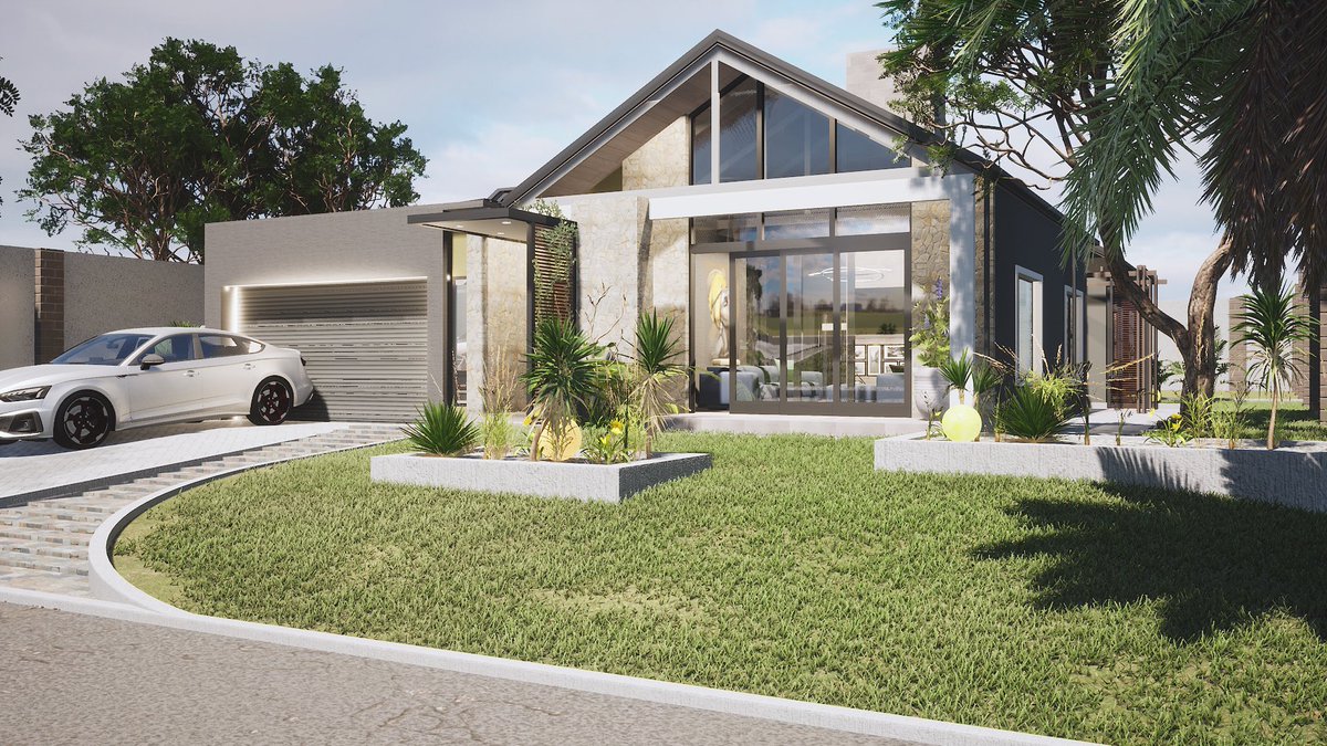 BennyTinashe's tweet photo. Happy to share with you images from plans I’ve recently completed of House Shepherd in Falcon Park. Features 4 bedrooms, open plan (dining kitchen and lounge) and a cosy outdoor sitting area. Stand size is 570 square metres. https://t.co/4fBEws02km